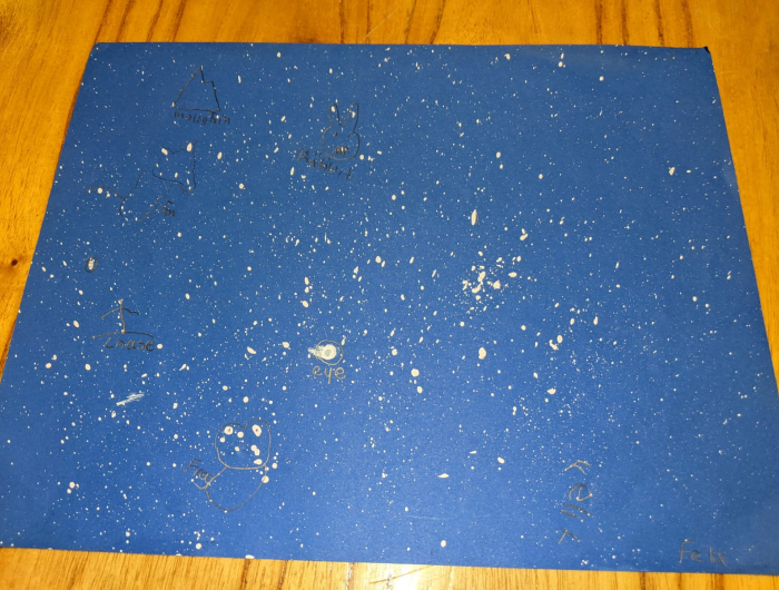 full width content image blue paper