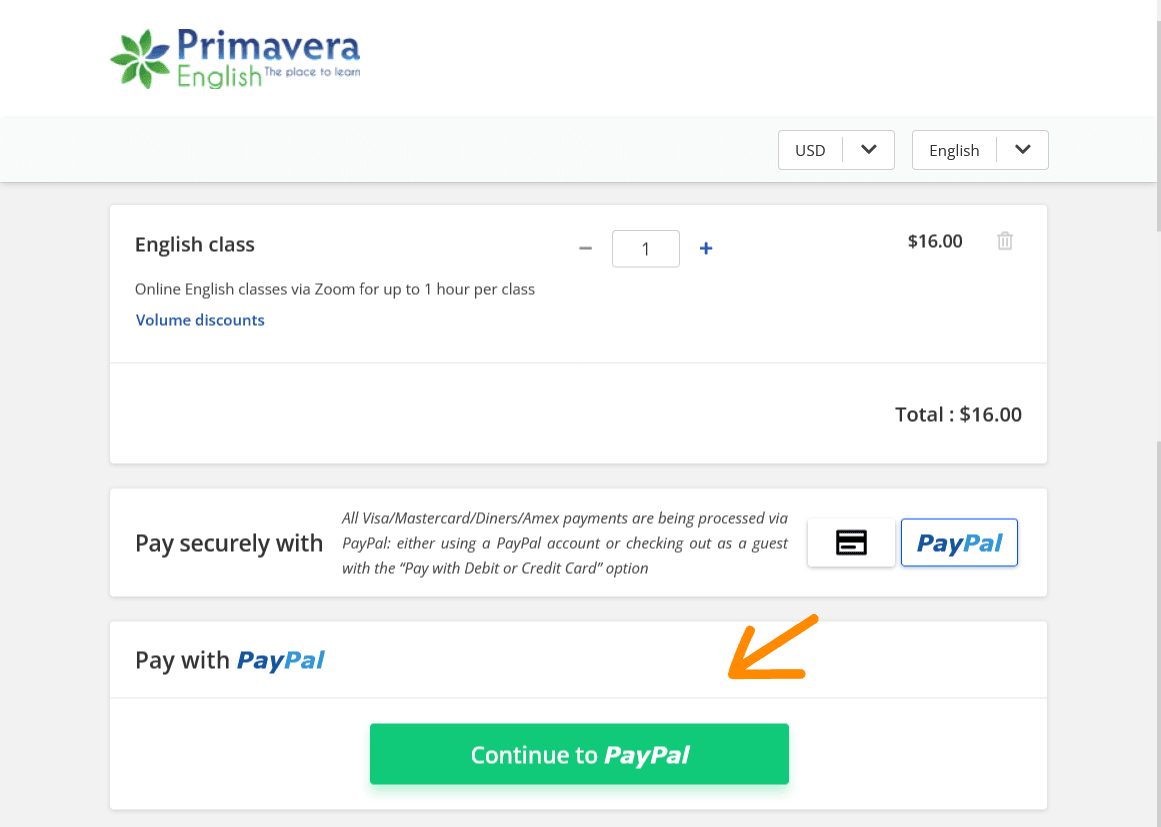 payment instructions 02 cart to paypal
