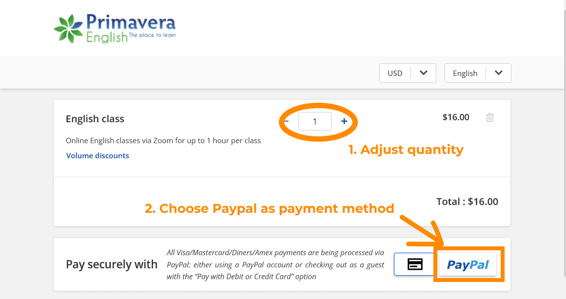payment instructions 1 cart en